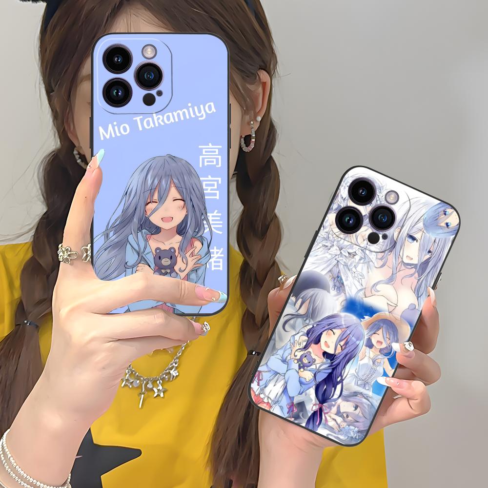 Date a Live Mio Takamiya Phone Case for iPhone 17 16 15 14 13 12 11 X XR XS 8 7 Air Pro Max Plus Mini Colorful Cover Cover