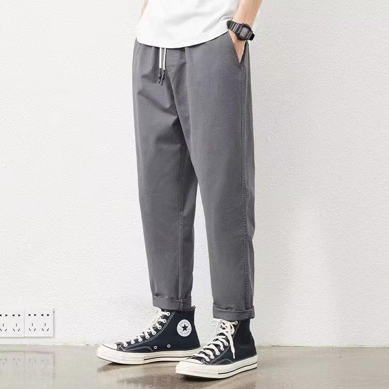 Men's 2023 Retro High Street Wide-Leg Overalls: Trendy American Fashion