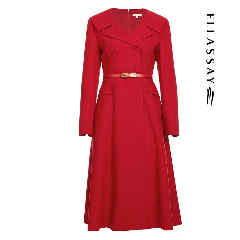 ELLASSAY Women's Premium Merino Wool Dress