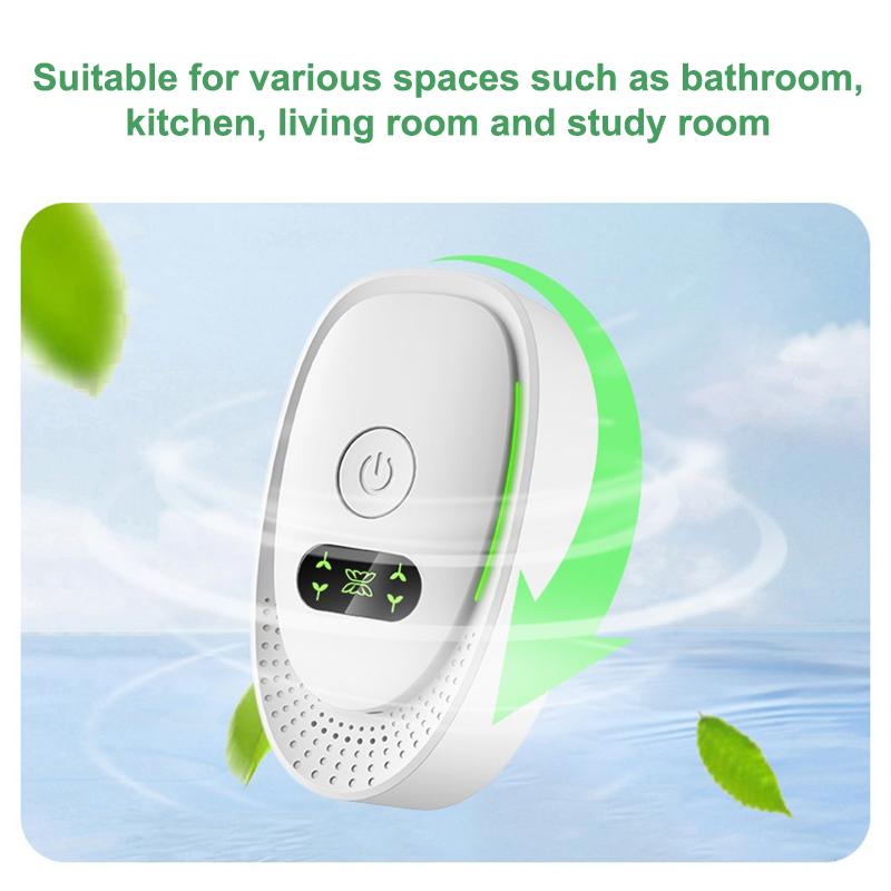 Purificador de aire enchufable US EU Generador de iones negativos Ionizador de aire Elimina polvo humo olor para hogar baño mascotas Limpiador de aire Ambientador