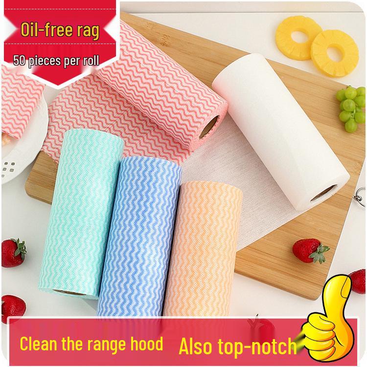 Disposable Lint-Free Kitchen Cleaning Cloths - Absorbent Non-Woven Rags