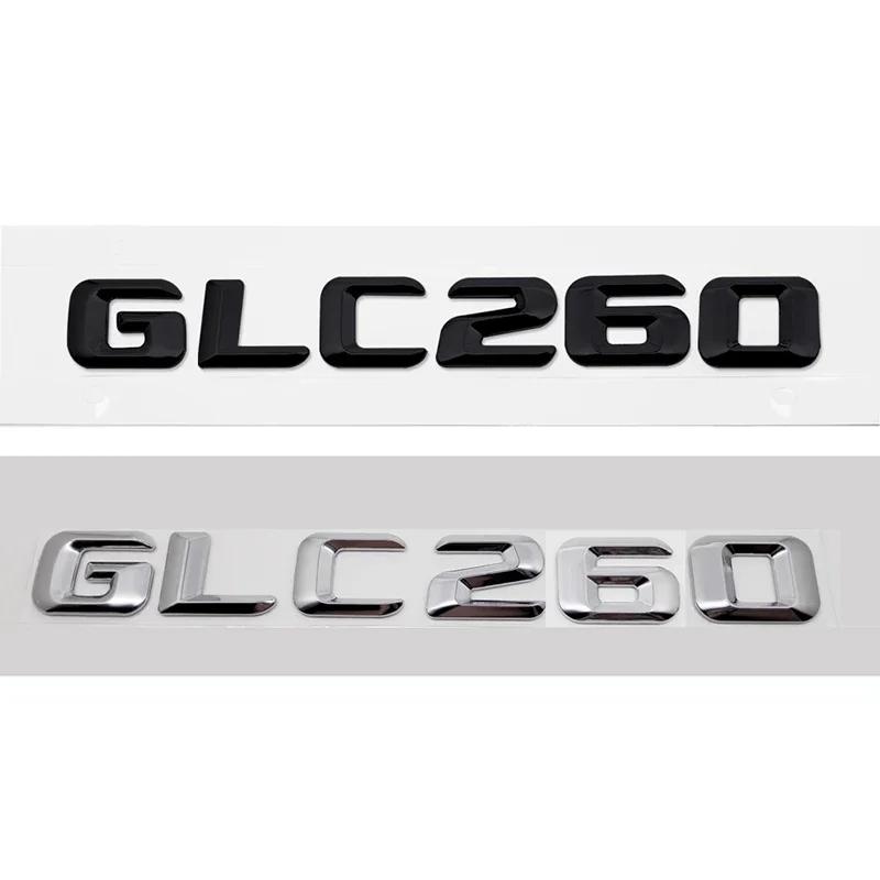 Alloy ABS Car Emblem Sticker Rear Trunk Letter Number Badge for Mercedes Benz GLC43 GLC63 GLC200 GLC260 GLC300 Accessories
