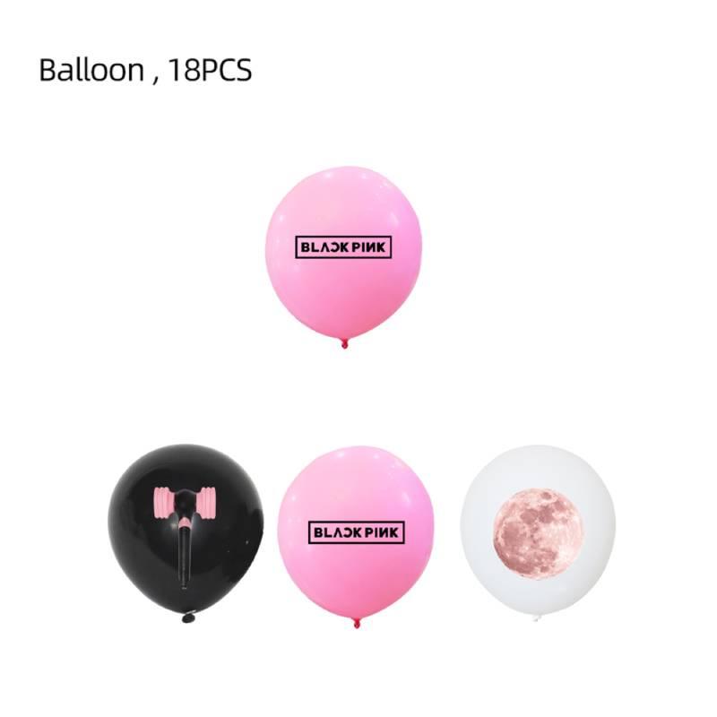 Decorațiuni Tematice de Petrecere de Ziua de Naștere Blackpink, Articole de Petrecere Drăguțe și Elegante