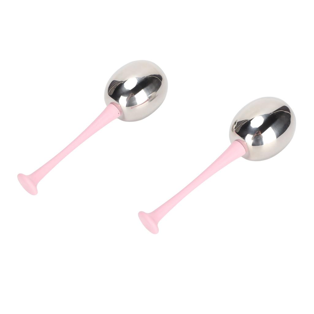 2pcs Facial Ice Globes Stainless Steel Facial Massage Reduce Puffiness Eliminate Fine Lines Ice Globes for Facial Skin Care