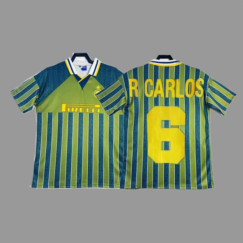 Inter Retro Jersey Football Jersey Classic Baggio Ronaldo Zanetti Figo Adriano Jersey