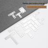 Stainless Steel L/T/7-Shaped Corner Bracket, Thickened Triangular Reinforcing Connector, 90° Right Angle Fixer.