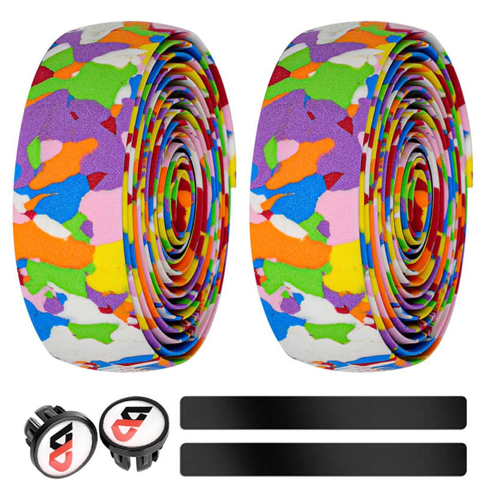 6 Stück Rennrad-Lenkerband, Fahrrad-Lenkerriemen, Klebebänder, rutschfeste Lenkerwickel, Befestigungsbänder, Lenkerbänder