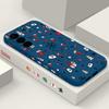 Christmas Gifts Pattern Case For Samsung Galaxy S25 Ultra S24 Plus S22 S23 S21 FE A15 A16 A17 A35 A36 A54 A55 A56 5G Funda Capa