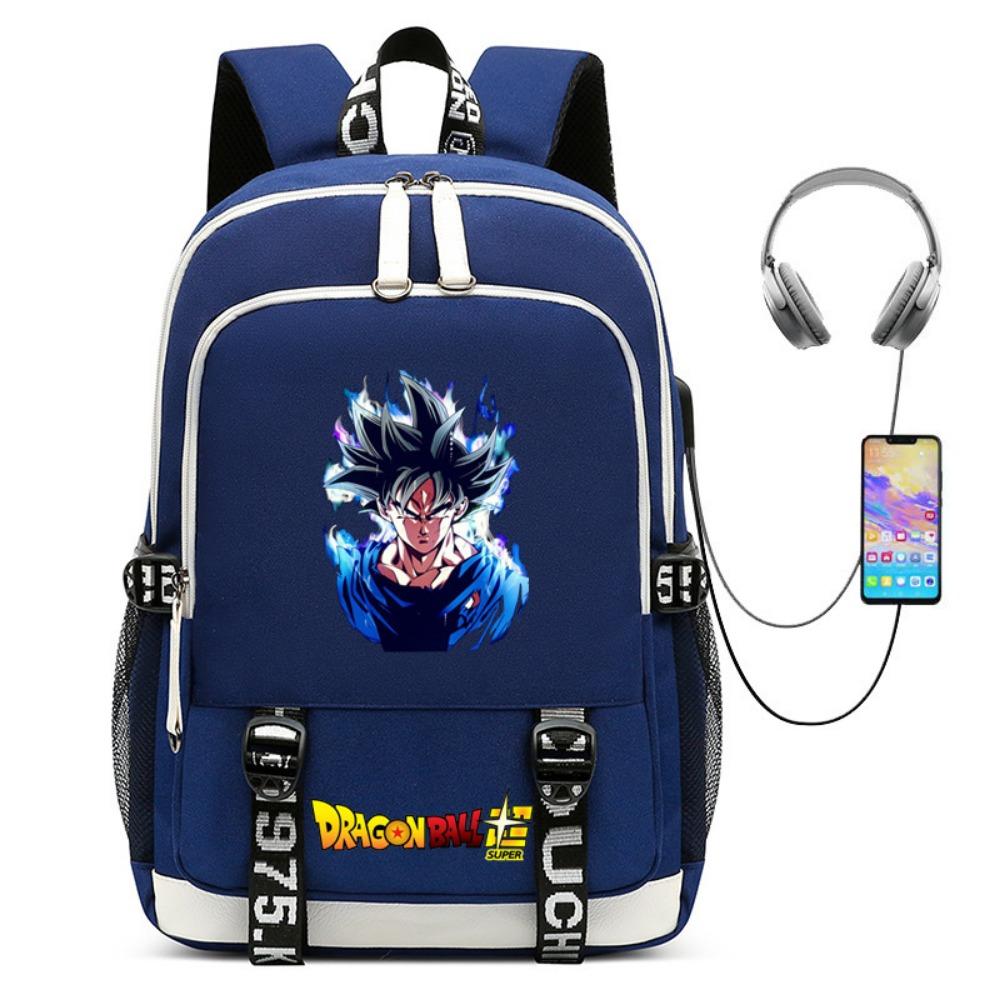 Dragon Ball Sun Wukong School Bag Animation Peripheral Male and Female Students Leisure Backpack Charging Computer Backpack