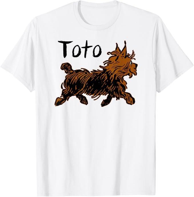 

Retro Toto Wizard of OZ Dog Shirt Art Design-Funny Fairytale T-Shirt Unisex T-Shirt M