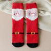 Fashion Design Korean Style Duck Deer Coral Fleece Socks Christmas Hosiery Women Socks Floor Socks
