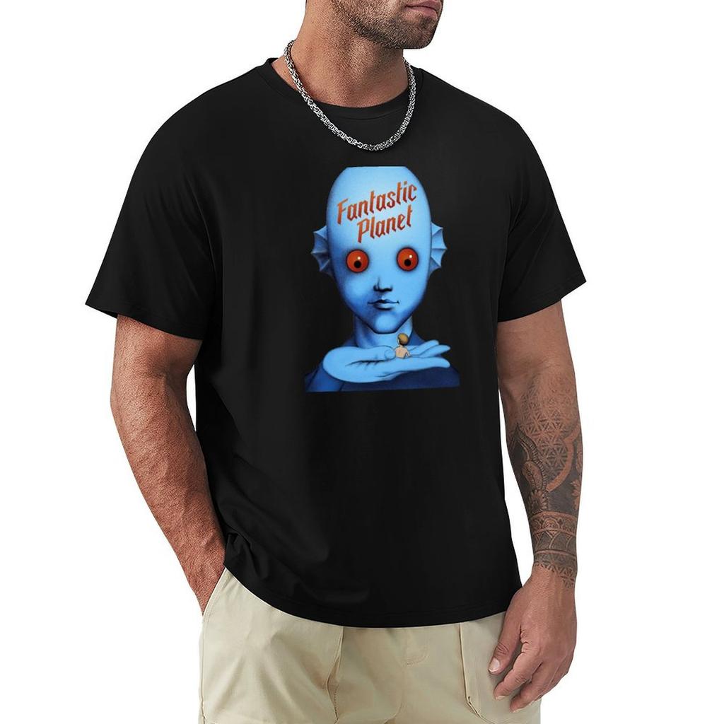 Fantastic Planet La Planete Sauvage TShirt Sweat Anime Tshirt Oversize Tshirts Man Clothes Mens T Shirts Top Quality