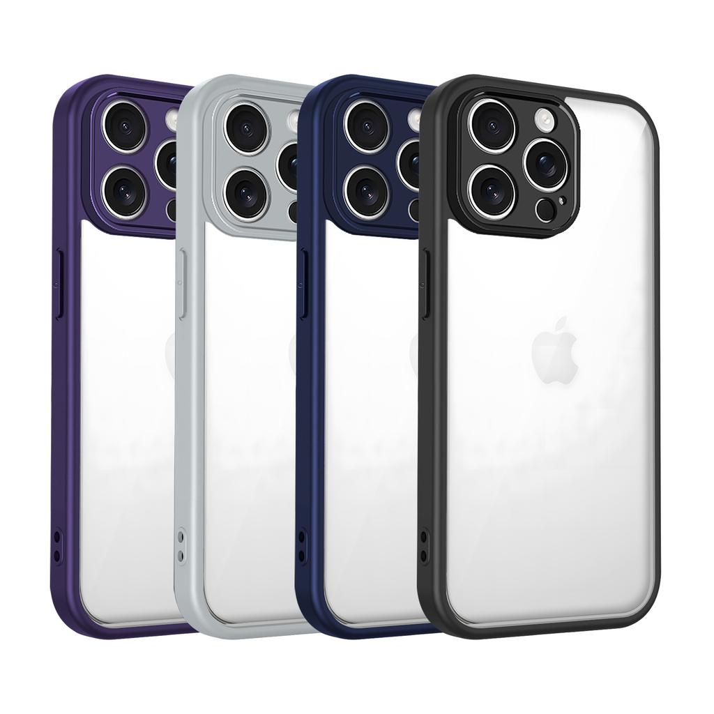 Phone Case For iPhone 16 15 Pro Max 14 13 Pro 16Plus 15Plus 14 Plus Airbag Shockproof Shell TPU+Transparent