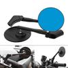Aluminum Alloy Motorcycle Rear Mirror 8 10MM Round Side Mirror Universal