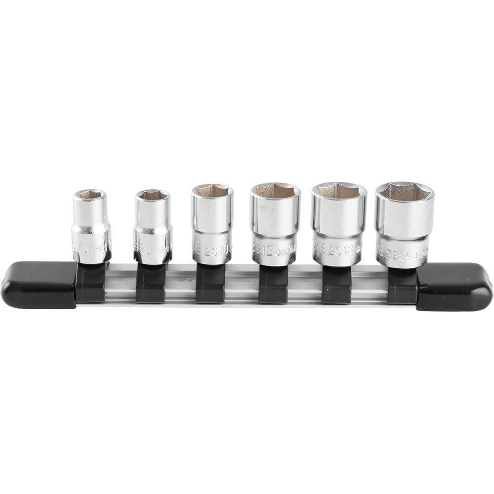 

Tone Socket Set 6-Point with Holder 6.35mm Drive Size HS206 Generic Tool Set