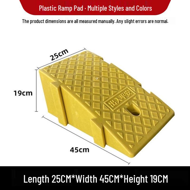 Plastic Threshold Ramp & Speed Bump for Cars and Curb Climbing