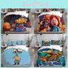 Bedding Dog Man Set Cartoon Comforter Cover Duvet Pillow Case Bedroom Decoration