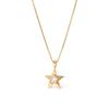 Classic Sweet Star Pendant Necklace Gold Plated Light Luxury Simple Design Temperament High Sense