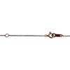Used Yondoshi 4 Diamond Necklace Gold K10 Diamond Jewelry