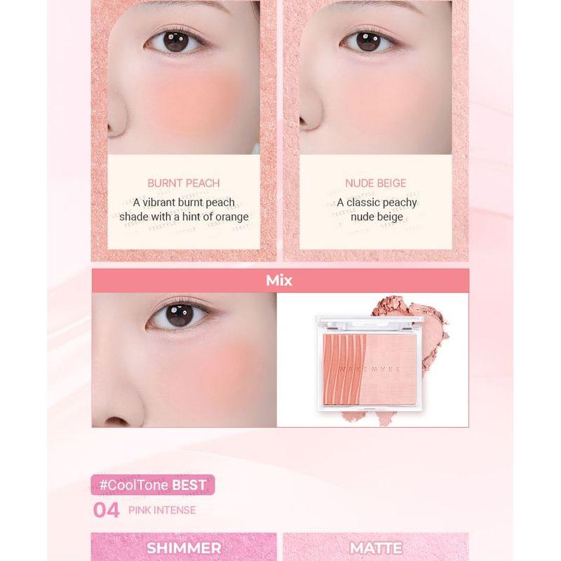 WAKEMAKE Sheer Layering Dual Blusher - 9 Types