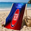 Heidenheim Crest Beach Towel Microfiber Beach Towel, Lightweight and Quick-Dry, for Summer Travel, Swimming Pool Fan Birthday Gift