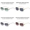 2025 Winter Unisex Frameless Color Shift Sunglasses With Uv400 For Street Style And Parties