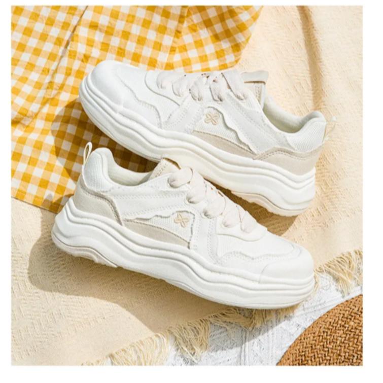 Anta Retro Casual Sneakers Women White Black Gray 122428060-1