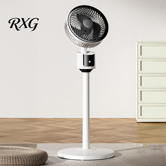 Stable Floor Fan Mini Fan, Portable USB Air Circulation for Home Office, 3 Cooling Speed Quiet Stand with 5m Airflow, Wide Angle Oscillating