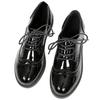 Fashion 2025 Autumn Women Oxford Flats Shapes Brogue Leather Full Black Office Outsole Mole Female Ballet Derby Shoes Ladies Work Shoes
