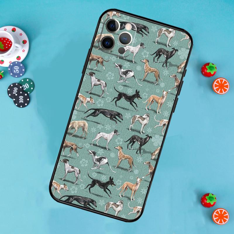 Galgo Greyhound Dog Phone Case For iPhone 17 Air 16 15 14 13 12 11 Pro Max 12 13 mini 15 16 Plus 16e Cover Funda