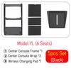 Wireless Charging Pad for Tesla Model YL Accessories 2026 Center Console Wrap Cover Silicone Anti-slip Armrest Protector Frame