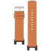 Leather Watch Band Wrist Watch Bands Double Sided Smartwatch Strap Replacement for Amazfit T Rex ProBrown