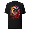 Ghost Mask Reaper T-Shirt, Urban Streetwear Graphic Tee, Dark Scythe Design