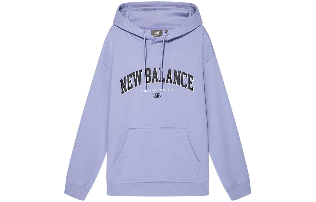 New Balance Sweatshirts Unisex Purple Hooded Moderate 5CC17141-DV S