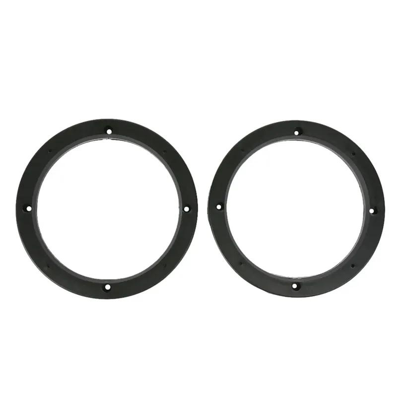 2Pcs Speaker Spacer Pad Adapter 6.5 Inch Plastic Fitting Audio Anti-Slip Autoradio Speaker Pakking Spacers for Auto Accessoires