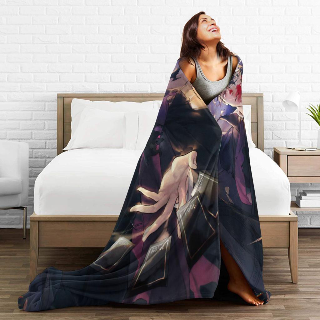 Lord Of The Mysteries  Warm Blanket  Kids Plush Throw Blanket Funny Bedroom Flannel Bedspread Sofa Bed Cover