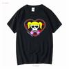 T-shirt Vintage motosega lecca-lecca Taglia Media Promozione Videogioco vintage Lavata uomo Comoda Leggermente casual Morbida streetwear