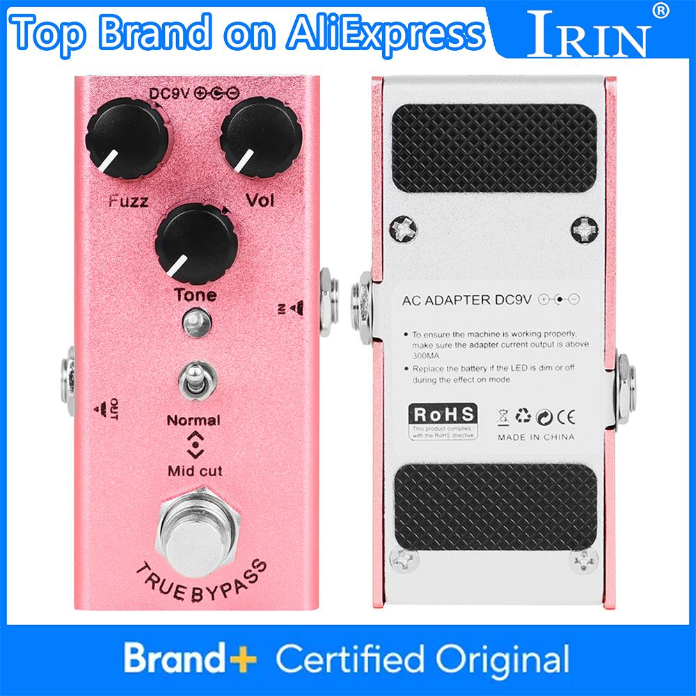 IRIN Classic Sound Fuzz Effect Pedal High Quality Aluminum Alloy Pedal Noise Reduction&Sound Effect Single Electric Guitar Parts