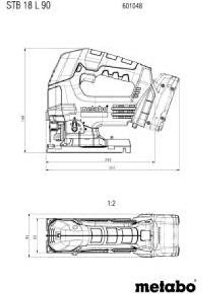 Аккумуляторный электролобзик Metabo STB 18 90 (601048840)