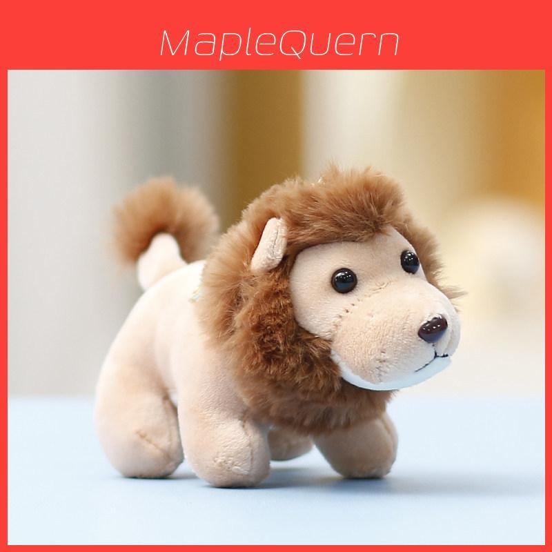 Portachiavi Leone Peluche Giocattolo Morbido Animale Carino Per Bambine Bambini Regalo