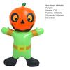 Halloween Inflatable Pumpkin Decoration Spooky Giant Blow Up Figure with Pumpkin Head for Lawn Yard Party Garden Outdoor Decoration