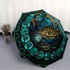 Underwater Harmony Mandala Pattern Umbrella, Portable and Foldable Design, 8 Ribs, a Casual Accessory for Halloween, Christmas, and Birthday Gifts.