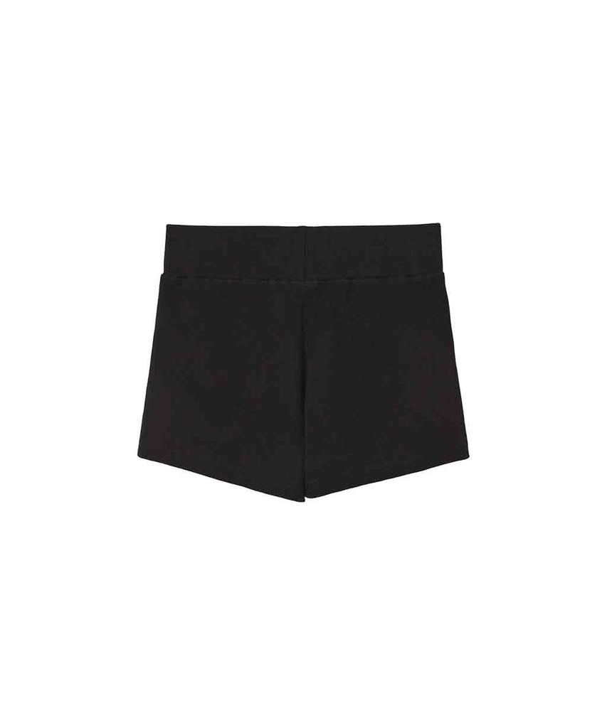Lense Micro Ribbed Banding Short Pants Black