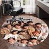 Customizable K-Kpop Team Round Non-Slip Carpet - Ideal for Garden, Picnic, Office, Perfect for Decoration, Suitable For All Seasons