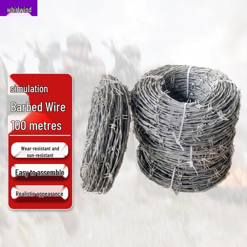 Plastic Simulation Barbed Wire Roll