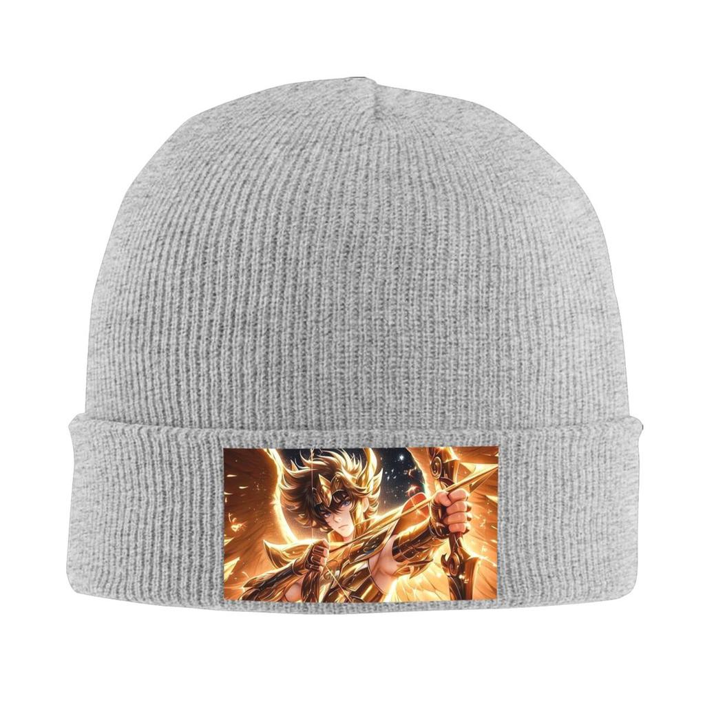 Knights Of The Zodiac Warm Knitted Cap Winter Knit Bonnet Hat Skullies Beanies Hip Hop Caps for Unisex