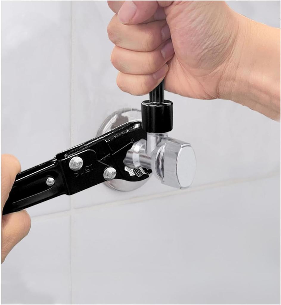 Plumbing Tools Dual Kwik Tite Wrench Kit,Angle Stop Wrench, Plumbing Wrench Angle Stop Wrench Kit, Angle-on Wrench Professional Plumber Wrench Tools