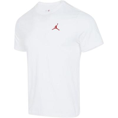 T-shirt sportowy z krótkim rękawem i okrągłym dekoltem z nadrukiem kreskówkowym Męskie topy Biały FB7469-100