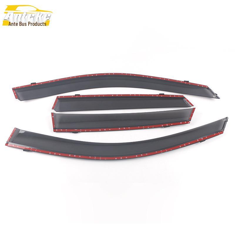 19 Q3 Rain Deflector with Bright Strip Sun Visor Decor Sticker