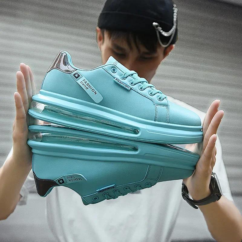 Fashion Brand Sneakers For Men Casual Shoes New Soft Comfortable Pu Leather Shoes Breathable Flats Shoes For Man Tenis Masculino